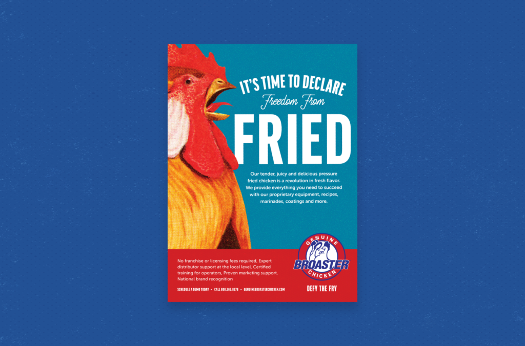 Broaster Chicken Client Branding by Foodmix
