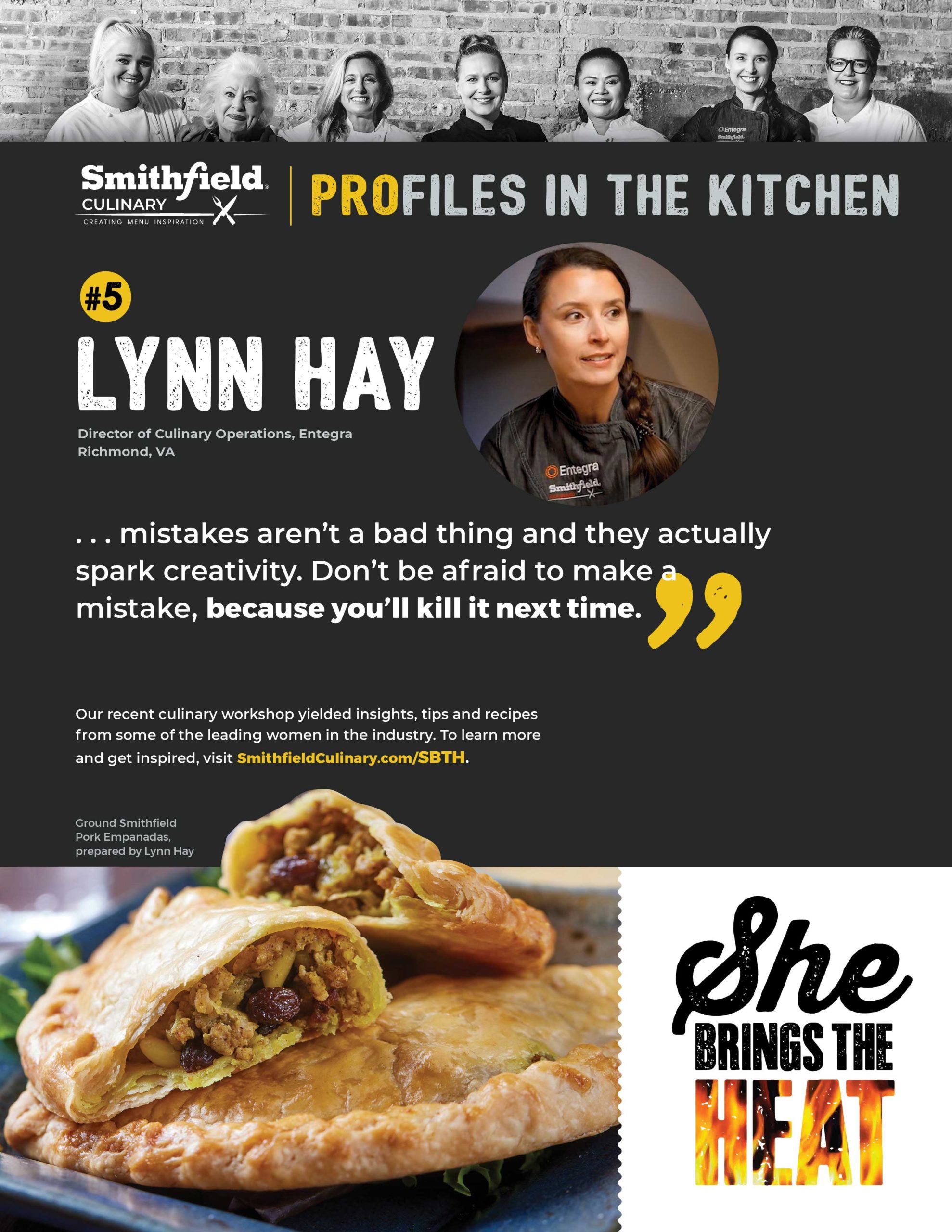 FoodMix Female Chef Spotlight Campaign for Smithfield Culinary