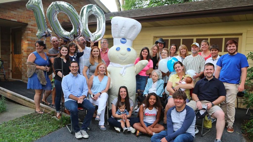 Family Photo of a 100th Birthday