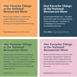 Our Favorite Things at the National Restaurant Show