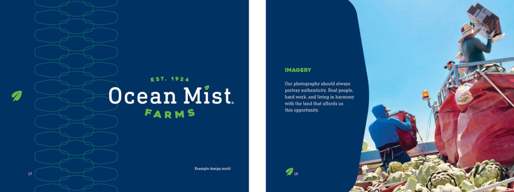 New Ocean Mist Farms Branding and Strategy by FoodMix Marketing Communications