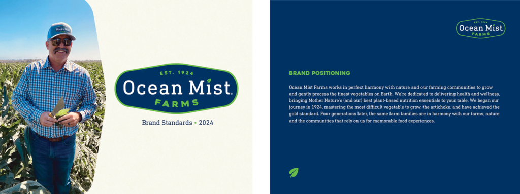 New Ocean Mist Farms Logo and Brand Positioning by FoodMix Marketing Communications