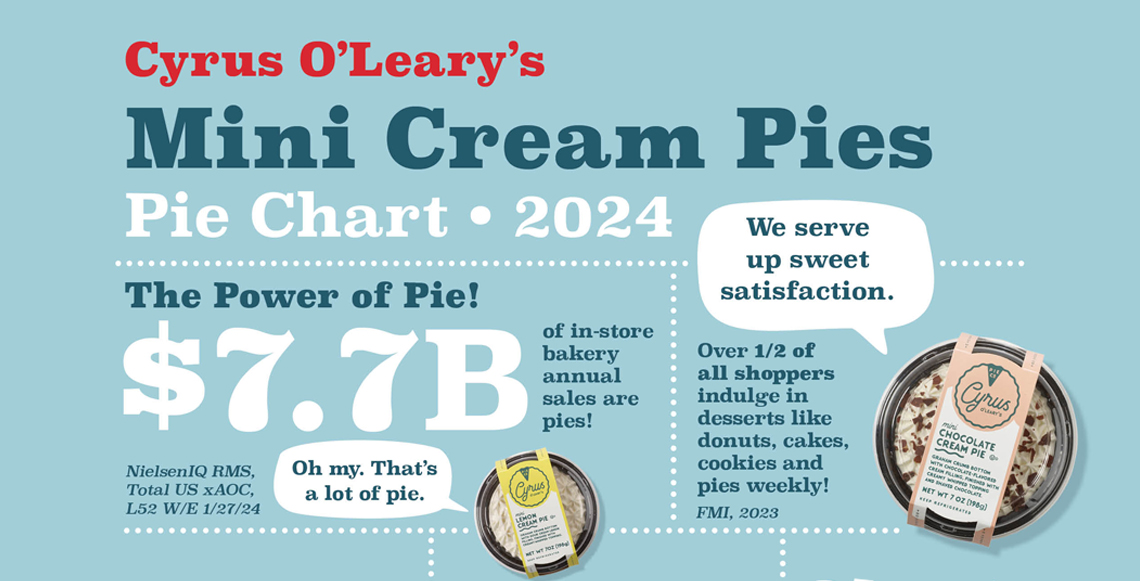 Cyrus O'Leary Mini Cream Pies