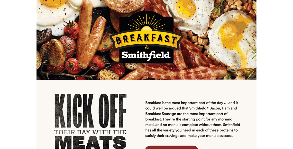 Breakfast is Smithfield